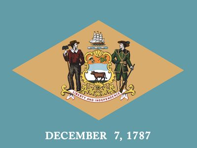 Delaware state flag