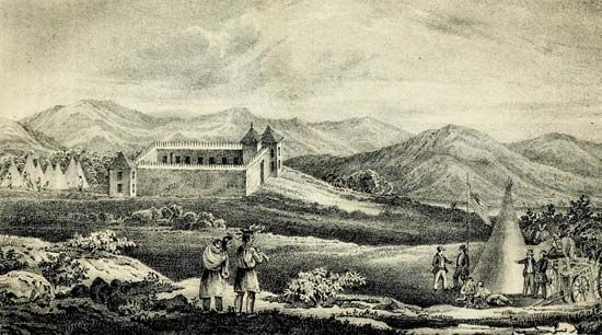 John C. Frémont at Fort Laramie