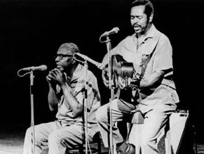 McGhee (right) with Sonny Terry