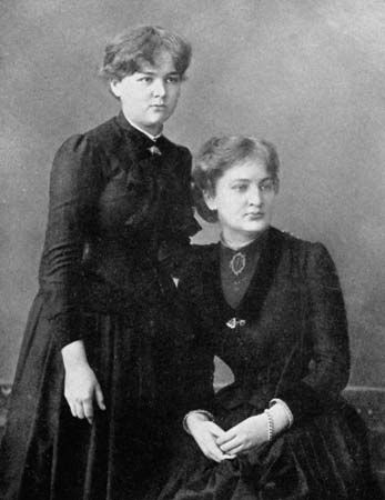 Marie Curie and her sister