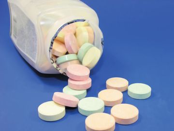 Photo of the antacid Tums