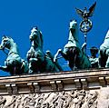 Top of Brandenburg Gate, Berlin, Germany