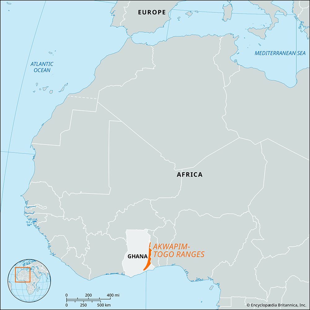 Akwapim-Togo Ranges, Ghana