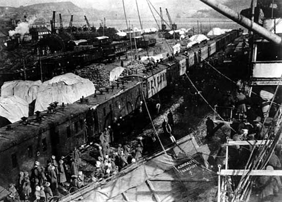 Russian Civil War: refugees