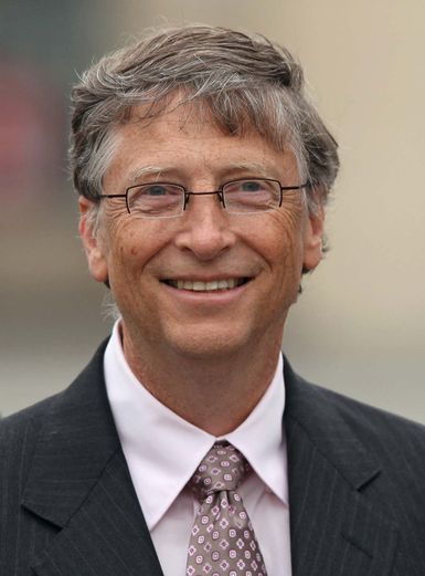 A candid photograph of American computer programmer and entrepreneur Bill Gates, smiling, taken in 2011.