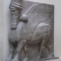 lamassu from Dur Sharrukin, Iraq
