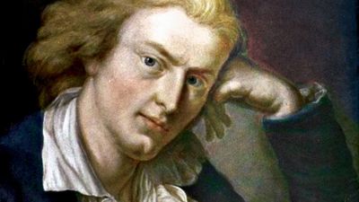 Friedrich Schiller, painting by Anton Graff, c. 1785.