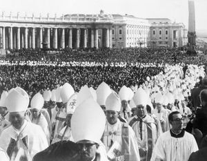 Session opening of the Second Vatican Council