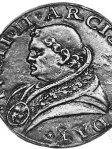 Medallion depicting Pope Julius II