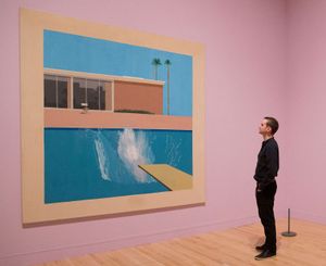 A Bigger Splash (1967) by David Hockney, part of Tate Modern's permanent collection