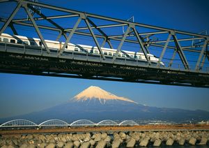Shinkansen, Fuji, Japan